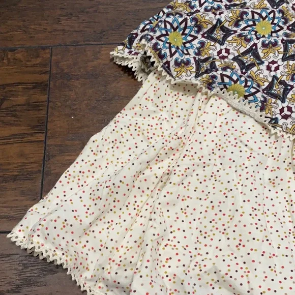 Jovovich~Hawk boho halter top tiered sundress NWT S - Picture 7 of 9